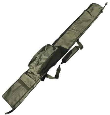 Carp Fishing Tackle Rod Holdall Bag For 2 Made Up & 2 Unmade Rods & Reels