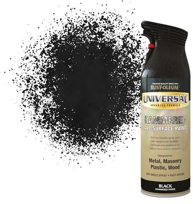 Rust-Oleum 400ml Universal Spray Paint - Hammered Black