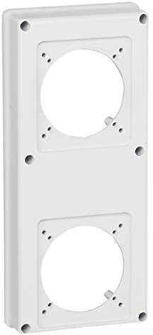 Legrand 057718 Plastron Recevant 2 Prise pour Composer un Coffret 16A ou 32A, 280mm x 125mm