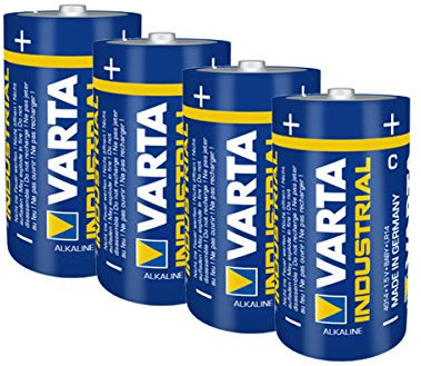 Varta Industrial Baby C/LR14 Lot de 4 Piles alcalines
