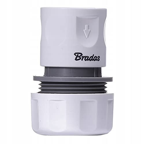 Bradas WL-2150 Raccord de Tuyau avec système d'emboîtement et réparation 3/4 Blanc 4 x 2 x 2 cm