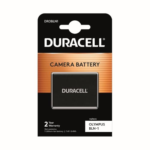Duracell DROBLN1 Akku für Olympus BLN-1, 7,4 V, 1100 mAh, grau