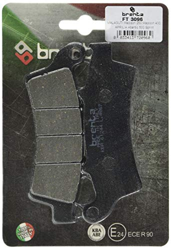 Brenta Plaquettes de Frein organiques moto pour aprilia atlantic arecife 125, 125, Scarabée 250