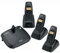 BT Elements IP54 Rugged Weatherproof Cordless DECT Telephones (TRIO Pack) 1000 metre range model (max), with torch light on handsets