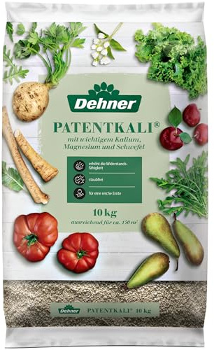 Dehner Patentkali, Spezialdünger für Obst, Gemüse und Zierpflanzen, 10 kg, für ca. 100 qm