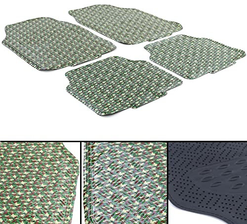 Auto Gummi Fußmatten universal Riffelblech Optik Camouflage Military Tarnfarbe
