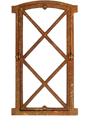 Stallfenster Klappfenster Scheunenfenster Eisenfenster 38x76cm im Antik-Stil