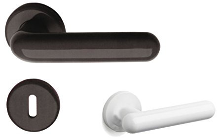 MANIGLIA PER PORTA IN NYLON CON ROSETTA 2360 (BIANCO)