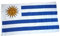 Flaggenking Uruguay Flagge/Fahne - wetterfest, mehrfarbig, 150 x 90 x 1 cm