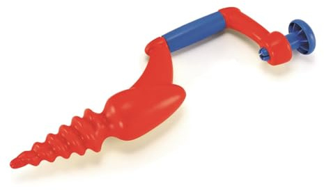Hape E8180 – sandborr, strandleksak/sandleksak, röd