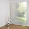 ourdeco® Komplett-Vertikalanlage/Breite: 180 cm/Höhe: 250 cm/Farbe: hellgrau/Lamellenbreite 127 mm/in der Höhe kürzbar/Decken- oder Wandmontage/lichtdurchlässig