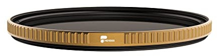 PolarPro - Quartzline - Neutral Density - ND1000-67 mm - Perfect Color Neutrality - Brass Frame - Anti-scratch/anti-oil/hydrophobic coatings - Cinema Series