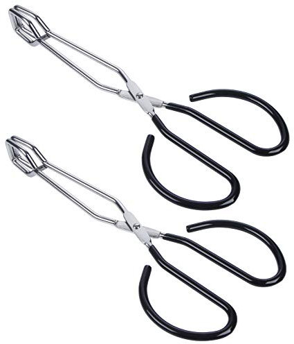 MSY BIGSUNNY Edelstahl-Scherenzange, robust, mit weichen Griffen, 2 Stück, schwarz, 25,4 cm + 25,4 cm