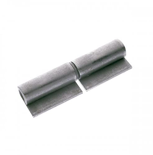 DOJA Industrial | Bisagra para soldar | 4 Unidades | Tamaño: 18 x 110 mm | Pernio Pala | Acero | 2 Alas | Visagra Uso: Puertas Hierro, Bisagras Porton, Puerta Armario, Garajes