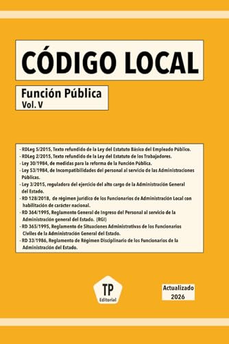 CÓDIGO LOCAL - Función Pública Vol. V