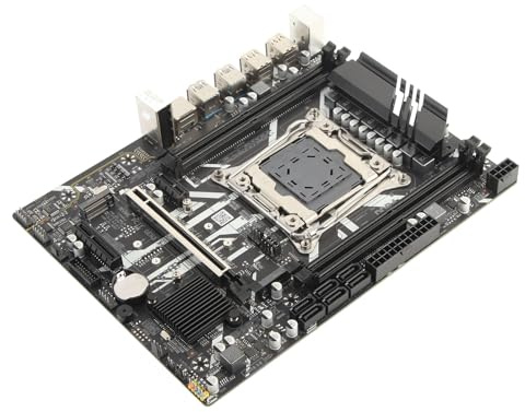 LGA 2011 3 Motherboard, X99 Dual Channel DDR4 Mainboard 8 Phasen Netzteil für Desktop-PC