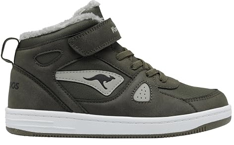 Kangaroos K-CP Kalley II Ev Baskets Unisexes pour Enfant, Olive Seagrass, 32 EU