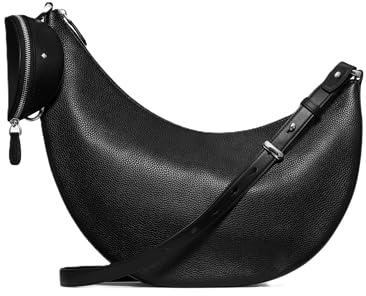 kate spade new york Duo Pebbled Leather Large Crossbody Bag, Black, One Size, Duo Pebbled Leather Large Crossbody Bag