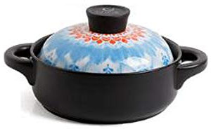 REYG Casseruola Resistente alle Alte Temperature Utilizzata per Brasare Stufare Bollire Bollire Adatta per 2 Persone,E