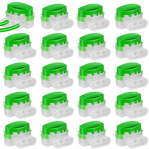 Supamz Cable Connectors for Robotic Lawnmowers, Pack of 30 Waterproof Cable Connectors, Cable Clamps, Wire Cable Connectors for Lawn Mowers, Husqvarna, Worx, Bosch, Gardena Robotic Lawnmower