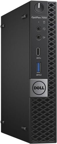 Dell Optiplex 7050 Mini-PC Desktop-Computer (überholt) CPU Intel Core i5-6400T, 8 GB RAM, 240 GB SSD, Windows 11 Pro, HDMI Wi-Fi