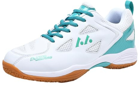 Yummsion Chaussures De Badminton pour Hommes,Chaussures De Tennis De Badminton,Chaussures De Squash De Badminton,Non Slip,RéGlage Libre du Serrage,pour Pickleball Fitness Training,Salle De Sport