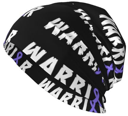 Herren Damen Watch Hat Warrior MagenCancer Bewusstseinsband Klassische Beanie Mütze Mode Strickmütze Weich Arbeitsmütze Für Winter Winter Reisen