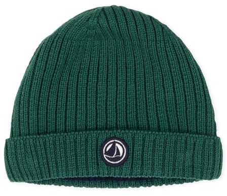 Petit Bateau Bonnet bébé en Tricot doublé en Polaire