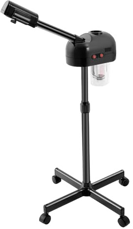 Professionell Vapozone varm/kall ansiktsvaporisator, ångenhet, ansiktsbastu, multifunktionell med 360 graders roterande munstycke, för skönhetssalong, spa och hemmabruk (800 W)