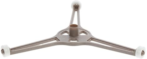 Happyyami Soporte Giratorio para Plato de Microondas Anillo de Rodamiento y Ruedas Triangulares, Base Estable para Uso Doméstico en Cocina, Fácil Instalación y Durabilidad