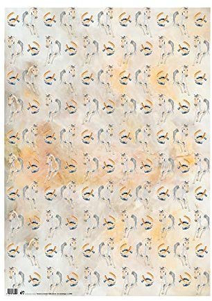 Deckled Edge - Geschenkpapier-Set 2er-Pack - Papier (50 x 70cm) (Bunt)