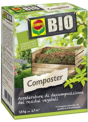 COMPO BIO Composter, Acceleratore di Decomposizione dei Residui Vegetali, 1,8 kg
