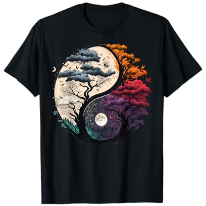 Arbre de Vie Yin Yang T-Shirt