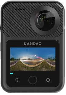 KanDao QooCam 3 Ultra – 8K Waterproof 360 Action Camera, 96MP Photo & 8K 360 Video with Dual 1/1.7”and F1.6 Fast Aperture, Build-in GPS, Stabilization, For Vlog, Travel, Outdoor.
