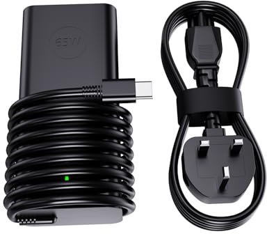 Gousiyun 65W USB C Laptop Charger Compatible with Dell XPS 13 12 9315 9320 9350 9360 7390, Latitude 5450 5420 5520 5410 5330 5440 7430 7420 7410 7400 3520, Inspiron 7620, Venue 5855, Chromebook 3100