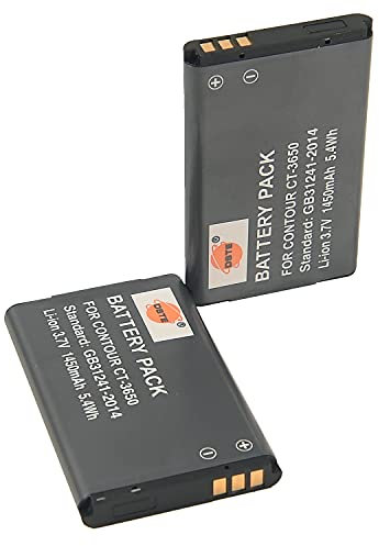 DSTE - Batteria di ricambio per videocamera CT-3650 Contour GPS HD 1080P ContourHD