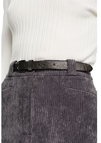 ESPRIT Damen 102CA1S304 Gürtel, 015/GUNMETAL, 90