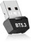 Bluetooth USB 5.3, Adaptador Bluetooth para PC, Bluetooth USB Dongle Transmisor y Receptor para Ordenador, Portatil, Ratón, Teclado, Altavoz, Compatible con Windows 7/8.1/10/11