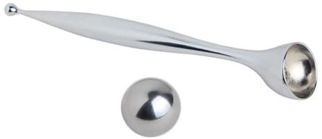 COMPUKAS Applicatore Per Occhi Per Uso Domestico Sfera Rotante Rimovibile Per Massaggiare Viso e Alleviare Tensione Crema Per Contorno Occhi Professionale