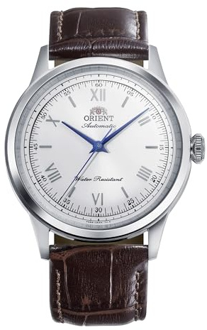 Orient Bambino No Date | Automatic/Hand-Winding Automatic Movement | 38.4 mm Stainless Steel Dress Watch | Unisex | White Dial | RA-BB0002S30B