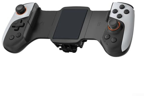 Trådbunden mobil spelkontroll med halvledarkylfläkt, ergonomisk spelkontroll med joysticks för 136-184 mm smartphones, ABS bärbar telefonkontroll för resor