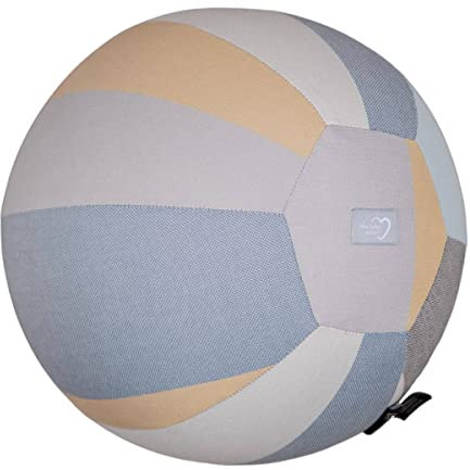 Hoppediz Luftballon-Hülle, praktischer Handtaschen Ball, Spielspaß für unterwegs und zuhause, schnell aufgepustet, Geschenkidee, 2 Luftballons inklusive, Design Riga, Ø 25 cm