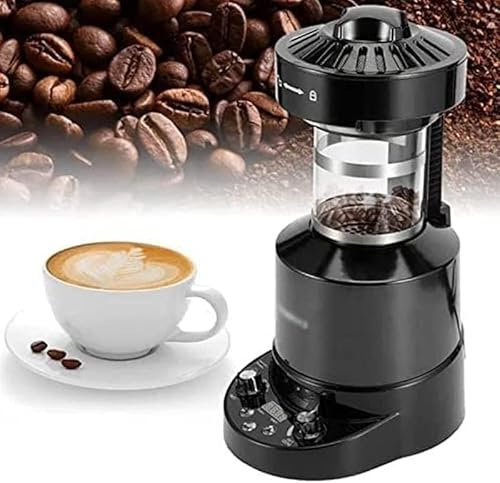 Temperature Control Coffee Roasting Machine | Auto Air Coffee Roaster with Built-in Grinder | Electric Home Baking Timer | Beans