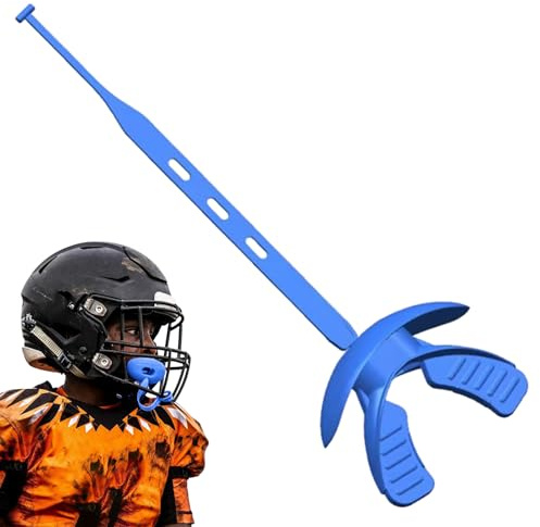 Embouchure de football, protège-dents de football avec sangle, protège-dents de hockey efficaces protège-dents athlétiques - protège-dents gingivaux avec cordon de sport à fort impact
