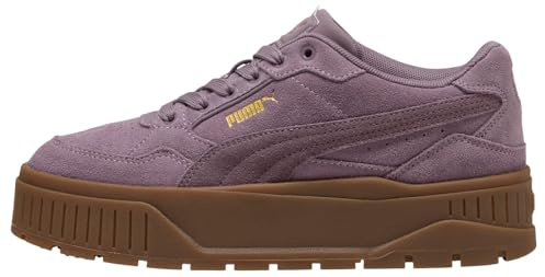 PUMA Karmen II Idol SD Sneaker, Plum Jam-Raisin Gold, 38 EU, Plum Jam Raisin PUMA Gold, 38 EU