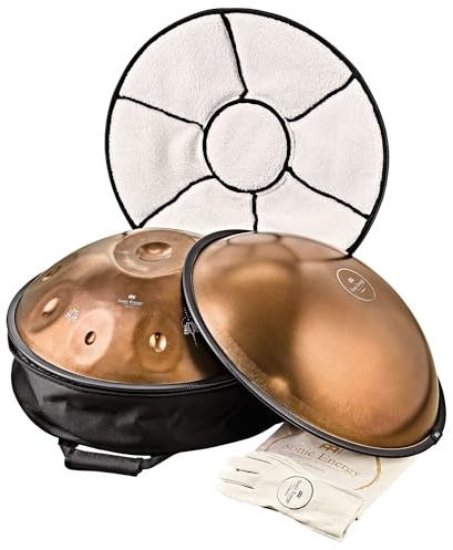Sensory Handpan Drum, Stainless Steel 10 Notes, 432 Hz—With Bag and Cover