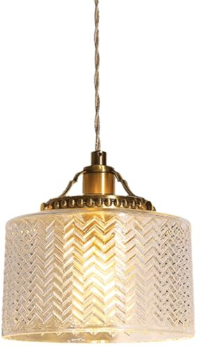 Lámpara de Colgante Retro japonés, Accesorio de iluminación de lámpara de Vidrio Hecha a Mano, Dormitorio de Comedor Borded Bay Window Bar Counter Coffee Lámparas Colgantes pequeñas