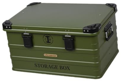 RTYHNCBG Storage Box Container Water Resistant Space Saving Trunk Organizer Storage Bin for Kitchen Barbecue Grocery Picnic Shopping, L Green(L Green)