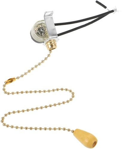 HOMSFOU à Chaîne pour Lampe de Remplacement Silencieux pour Éclairage Mural et Plafonnier Accessoire Diy Pratique et Durable