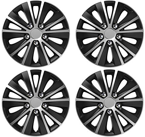 UKB4C 4 x Wheel Trims Hub Caps 15 Covers fits Fiat Punto Doblo Multipla Panda Stilo 500